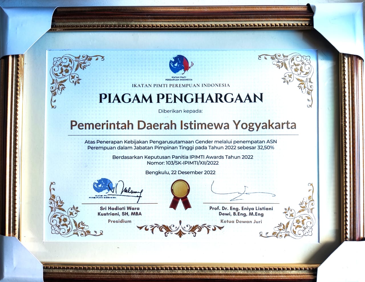 DIY Jadi Pertama dan Satu-satunya Peraih Penghargaan DRPLA di Indonesia